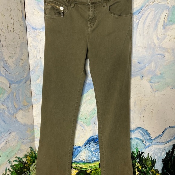 KAOS Lucy, regular flare fit, green jeans, SZ 31 (European) SZ S (USA) - Picture 11 of 11